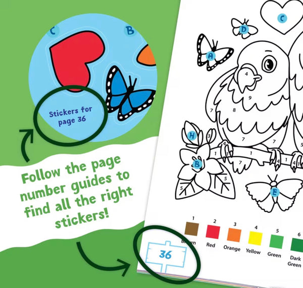 animal sticker activity book