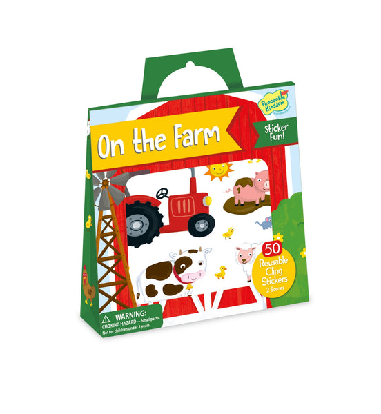 take along reusable sticker totes