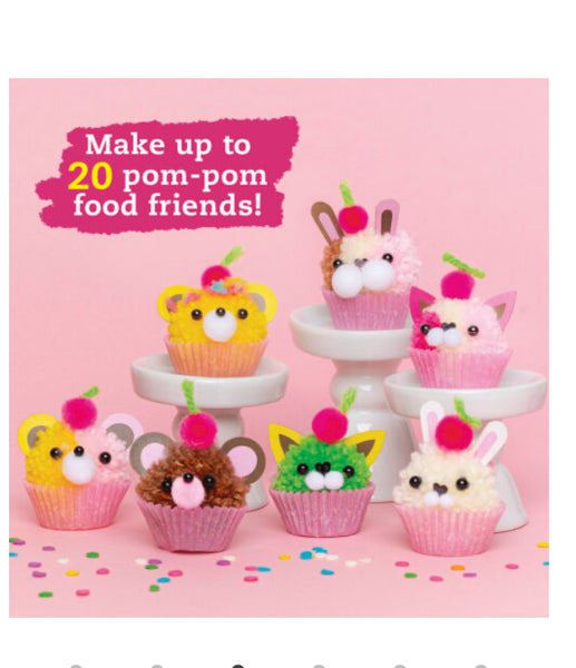 mini pom pom food animals