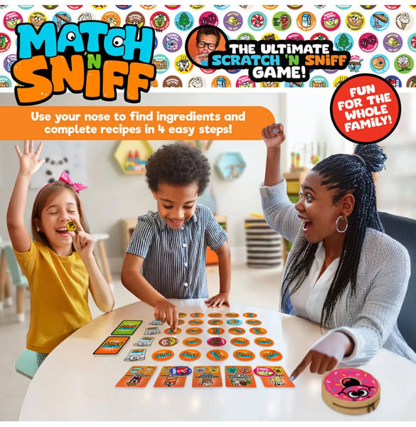 match and sniff - sweet and smelly