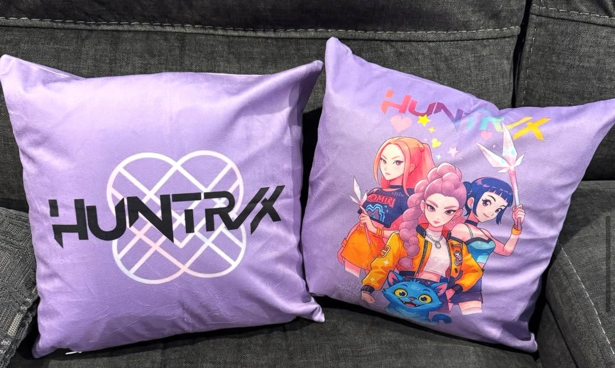 k-pop demon hunters pillow