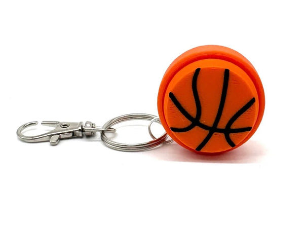 fidget clicker keychain - sports balls