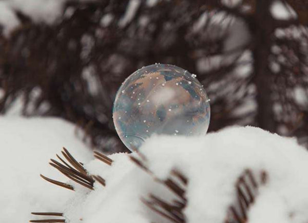 crazy ice bubbles