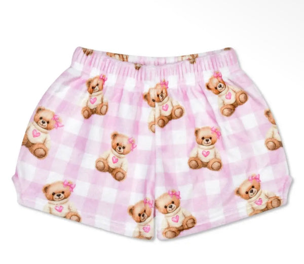 beary coquette fuzzie shorts
