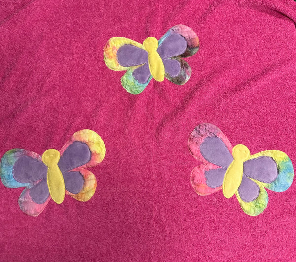 boogie baby hooded toddler towel with appliqué