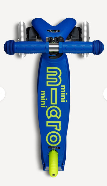 micro mini deluxe foldable neon led scooter