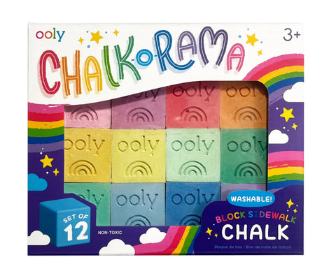 chalk-o-rama block sidewalk chalk