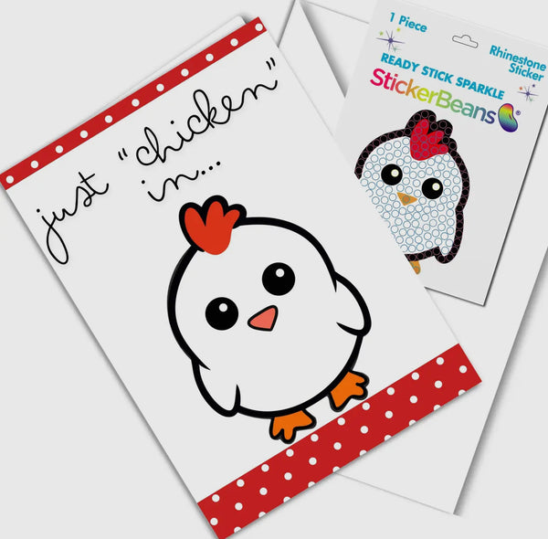 stickerbeans greeting card