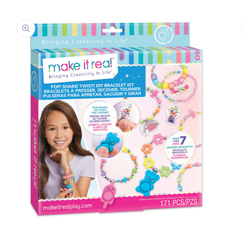 pop shake twist diy bracelet kit