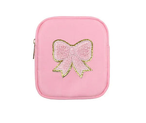 bow cosmetic bag