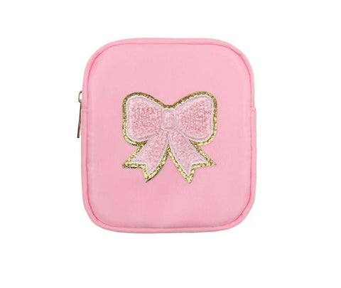 bow cosmetic bag