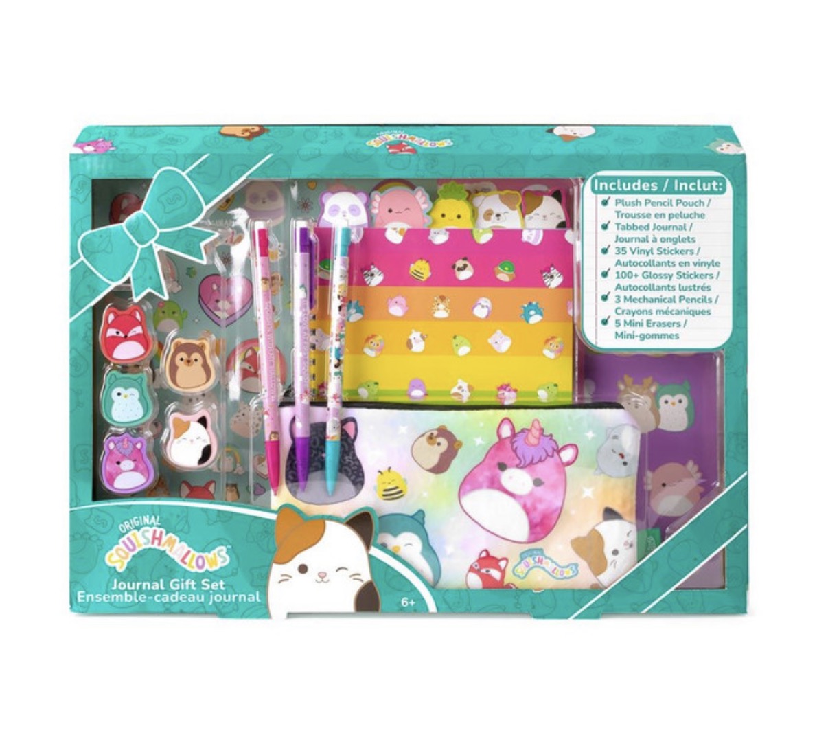 squishmallows journal gift set
