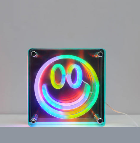 neon art infinity mirror