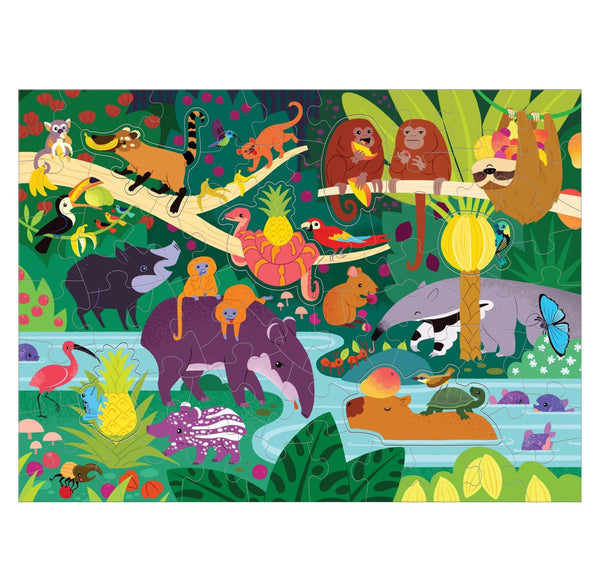 scratch and sniff fruity jungle - 60 puzzles