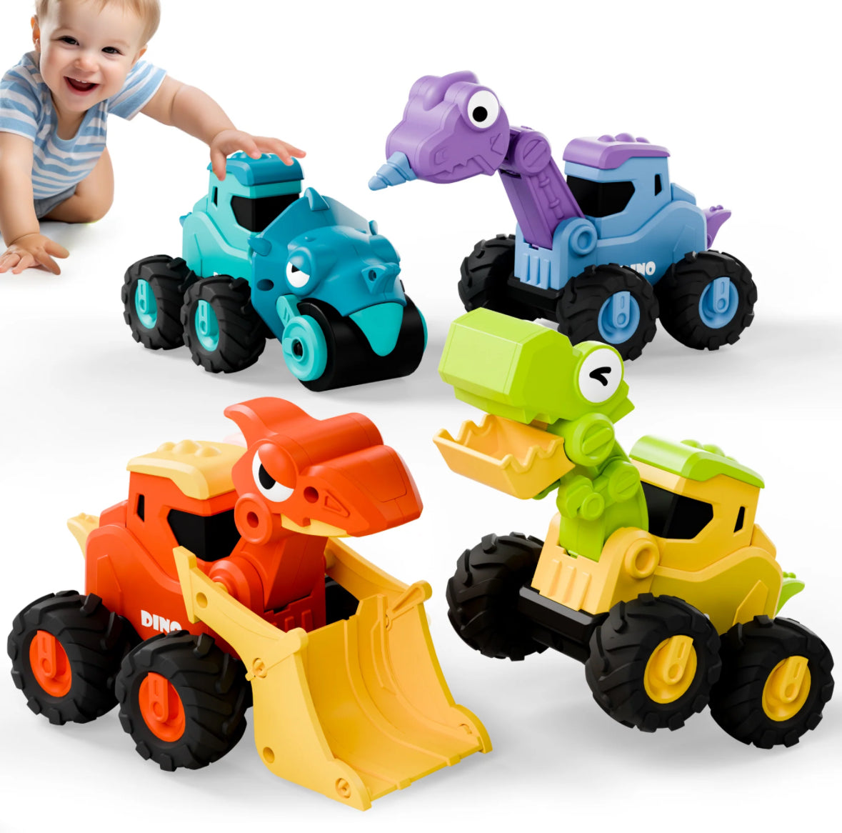 press and go dino construct-tors
