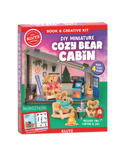diy miniature cozy bear cabin