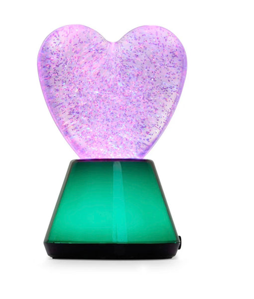 glitter heart bluetooth speaker