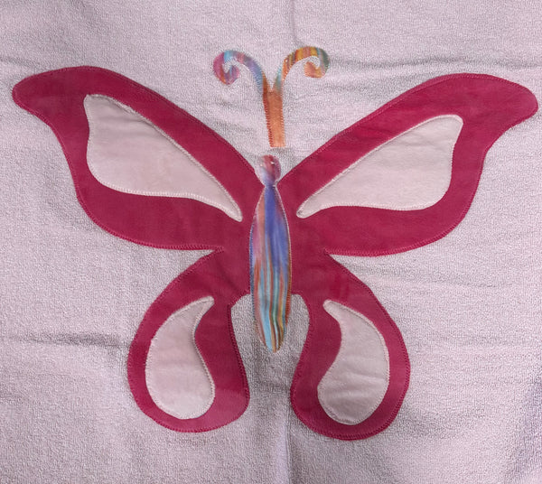 boogie baby hooded toddler towel with appliqué