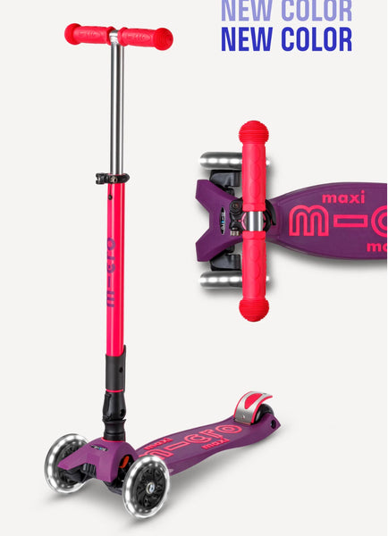 micro maxi foldable led scooter