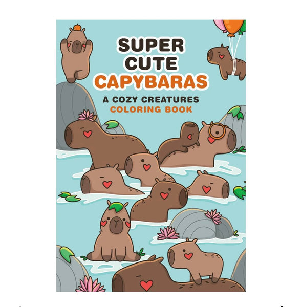super cute coloring book - capybaras or axolotls