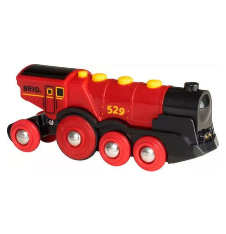 brio mighty red action locomotive