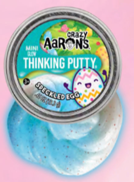 crazy aaron’s thinking putty mini tin - hello spring