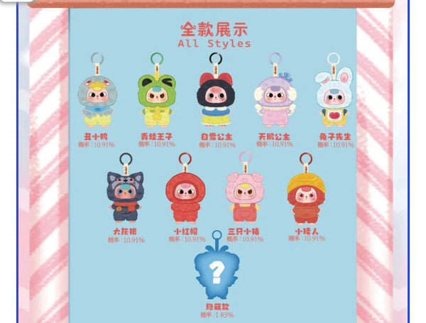 baby three children’s wonderland plush blind box