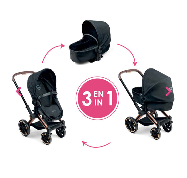 corolle cybex 3 in 1 pram
