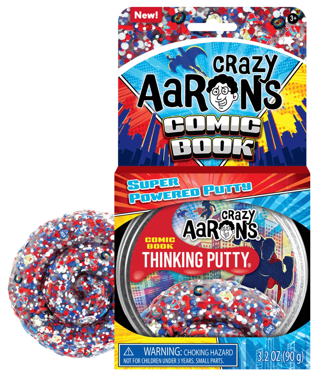 crazy aaron’s thinking putty - comic book