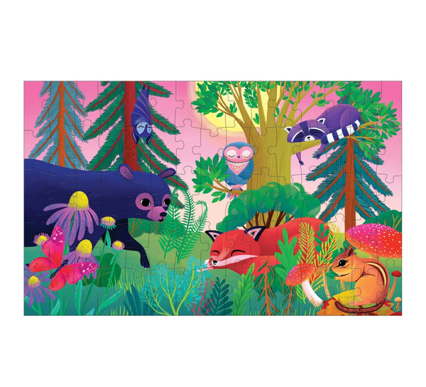 forest day and night - 75 piece puzzle