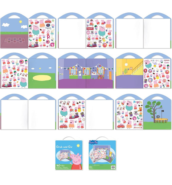 peppa pig grab and go stickers