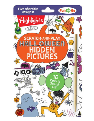 highlights scratch and play halloween hidden pictures