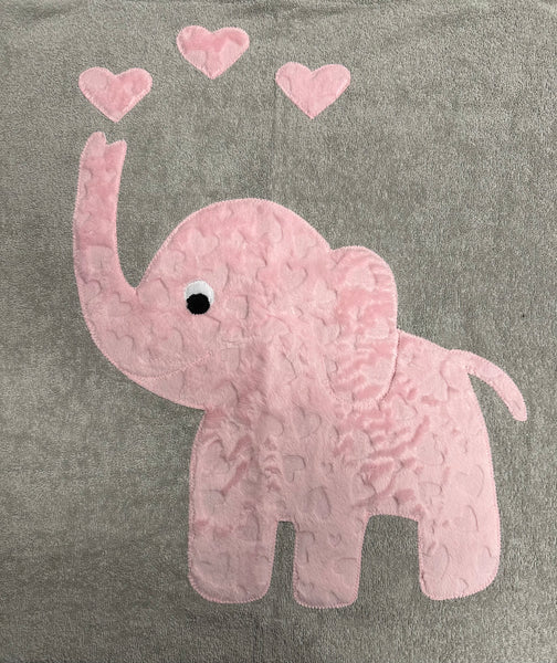 boogie baby hooded toddler towel with appliqué