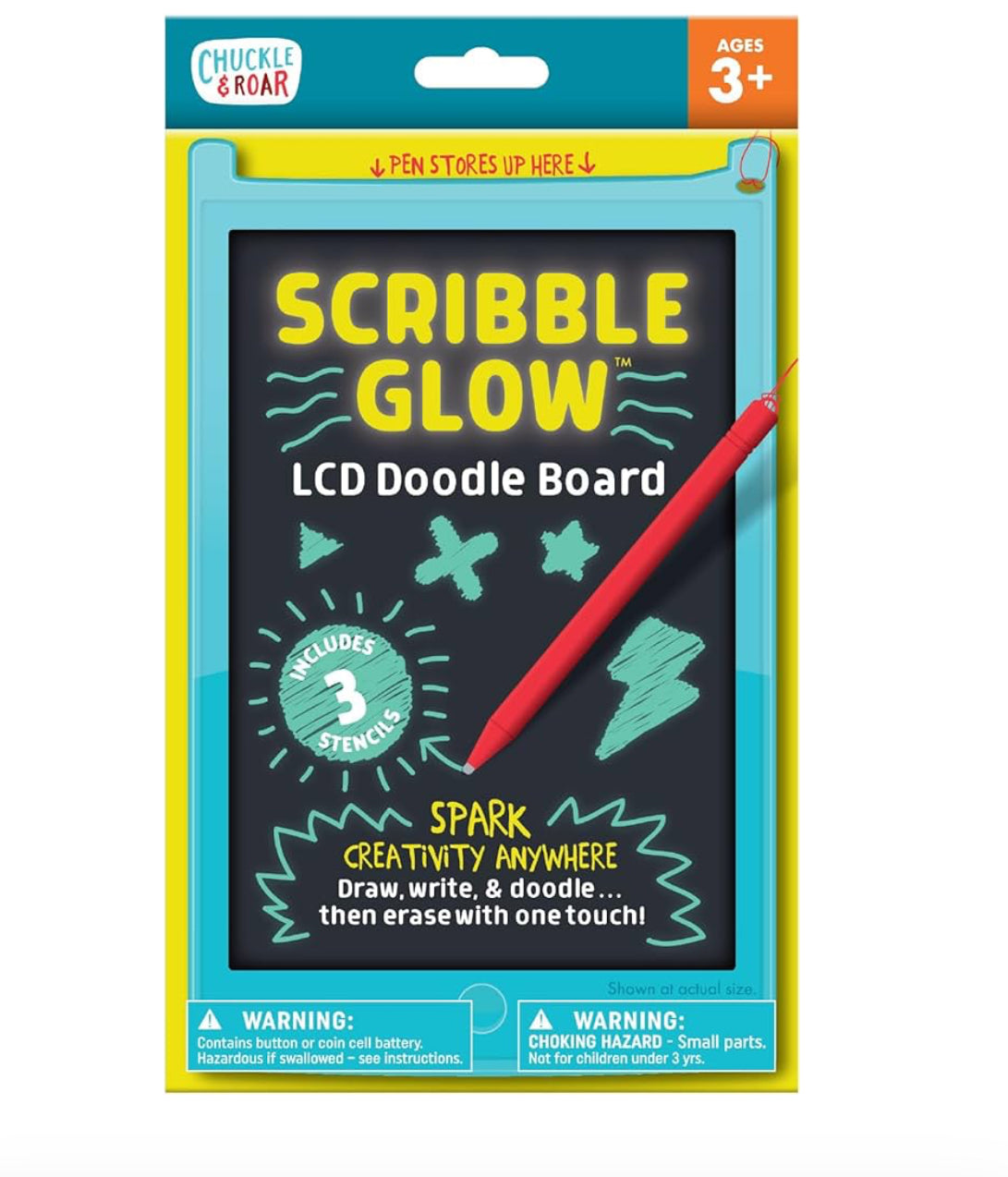 scribble glow lcd board
