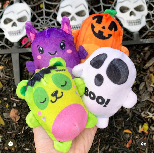 bubble stuffed squishy friends - halloween boo