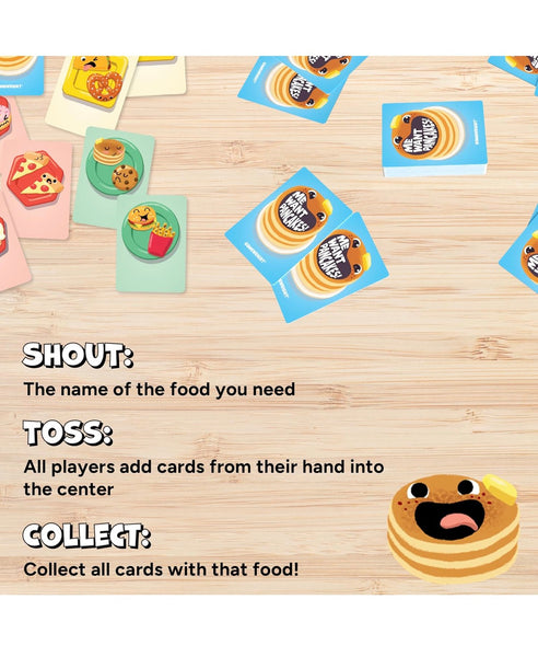 me want pancakes
