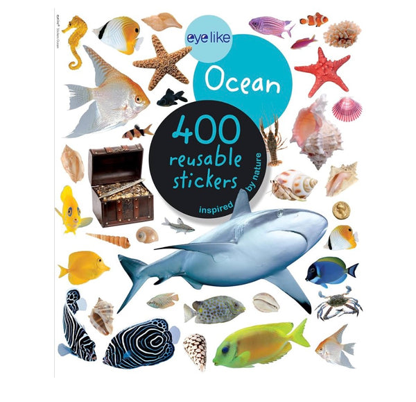 eye like reusable sticker book