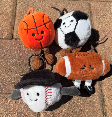 hanging plush sports