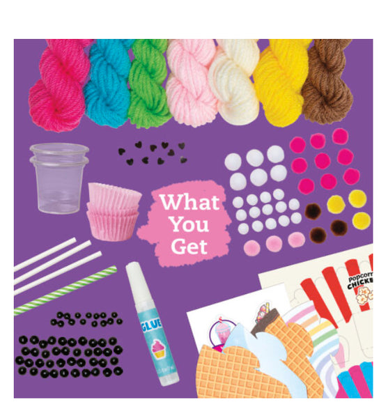 mini pom pom food animals