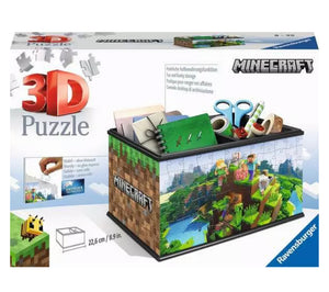 minecraft 3d puzzle storage box
