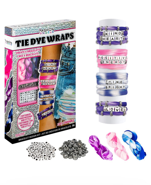 tie dye wraps bracelet design kit