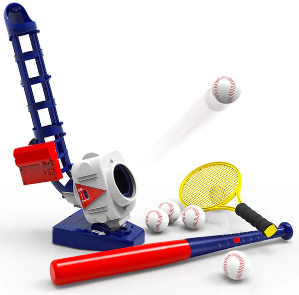 2 in 1 baseball and tennis pitching machine