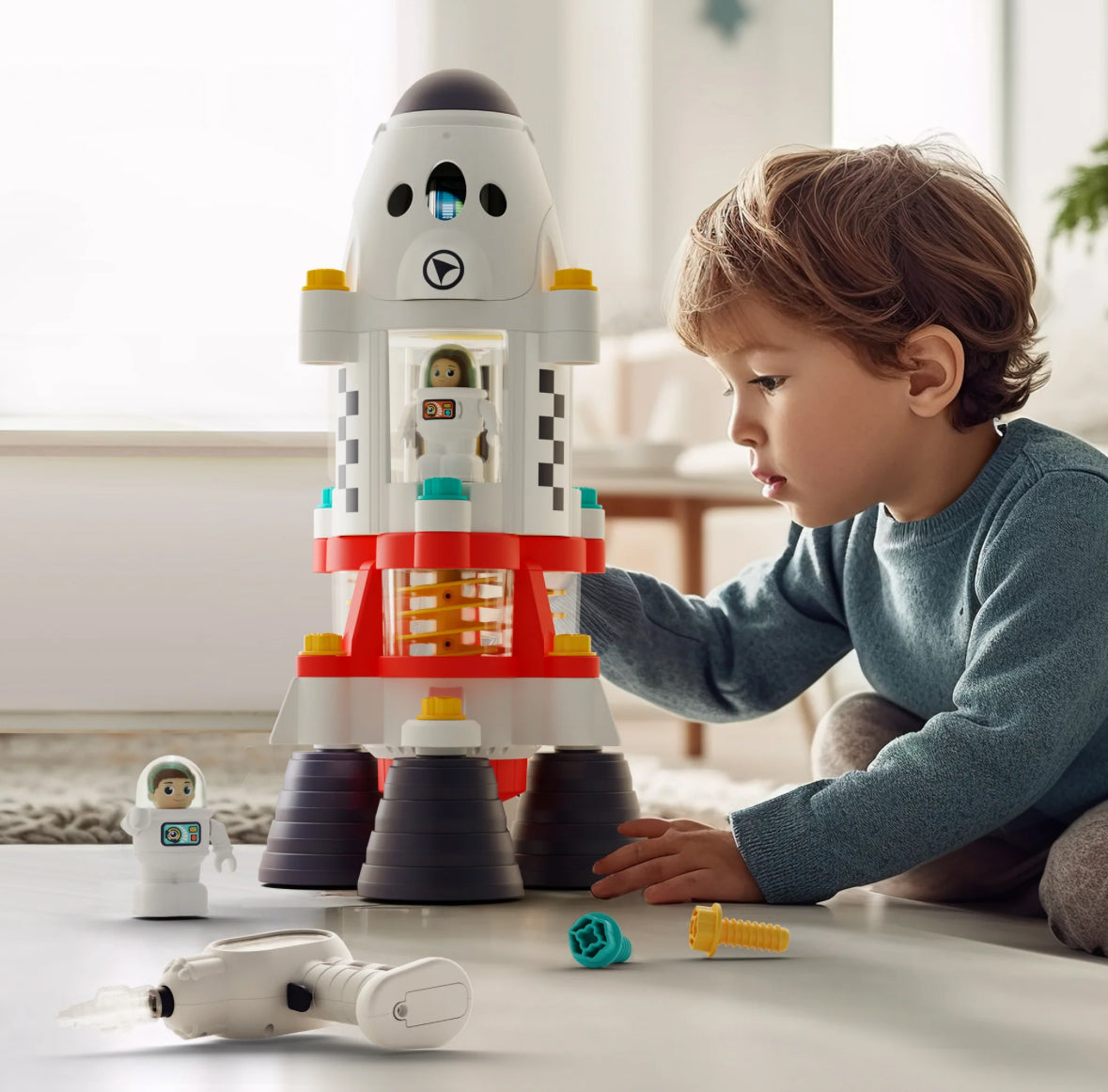 space adventure rocket set