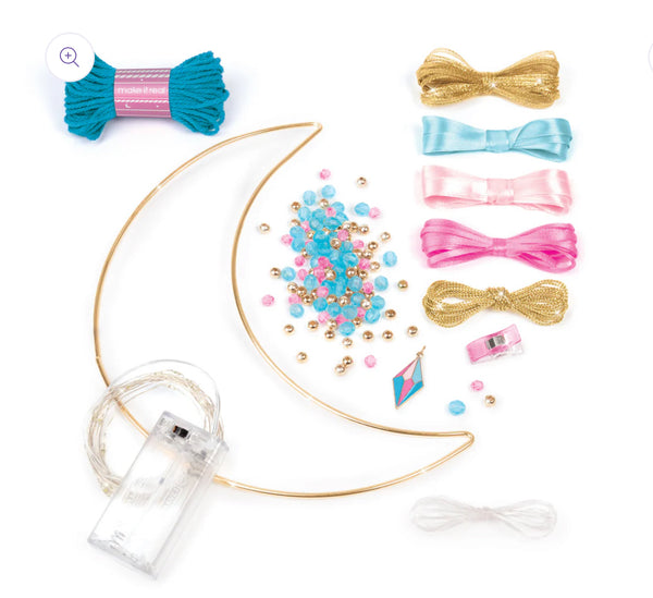 lunar dream catcher with lights