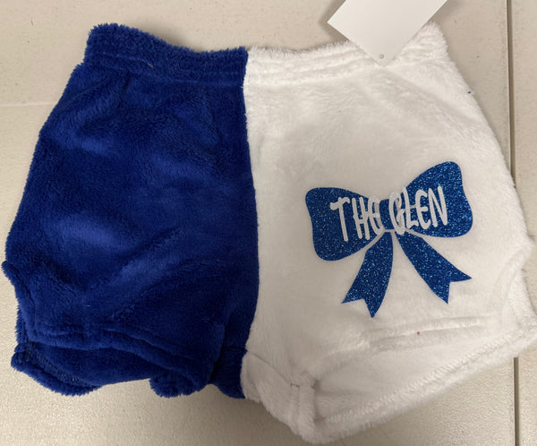 fuzzie shorts w/bow - the glen