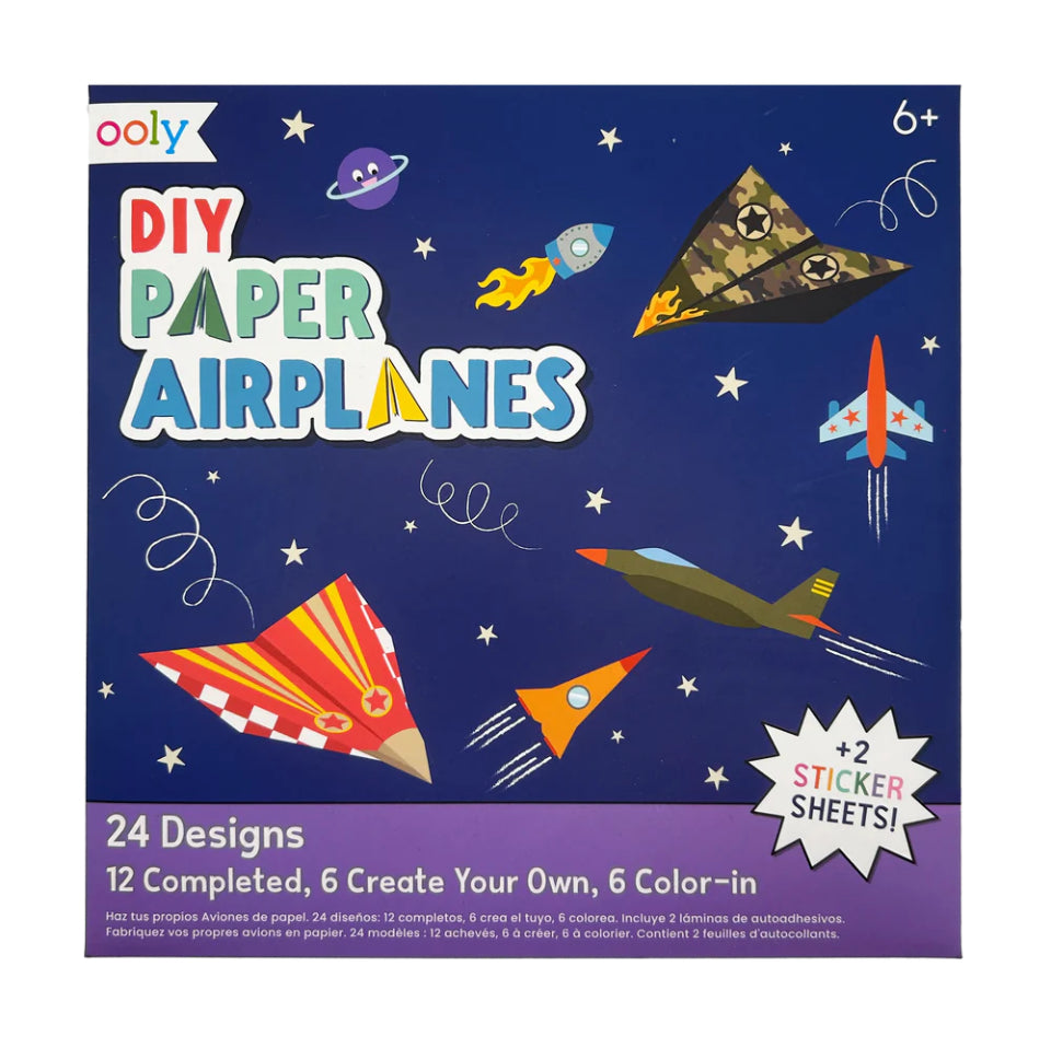 diy paper airplanes activity kit