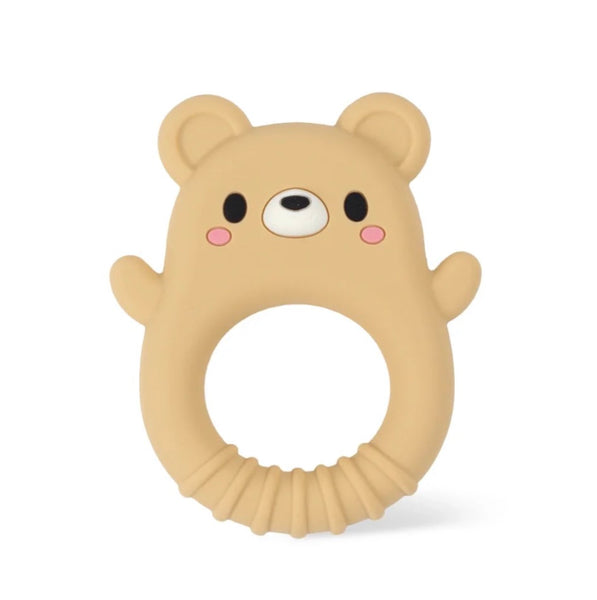 silicone teether - bear