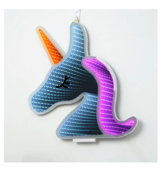 neon infinity light - unicorn