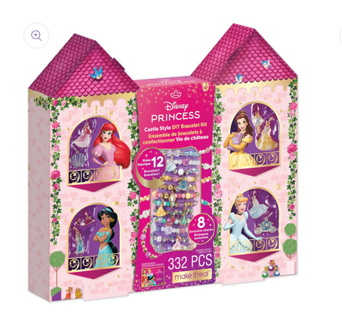 disney princess castle style diy bracelet kit