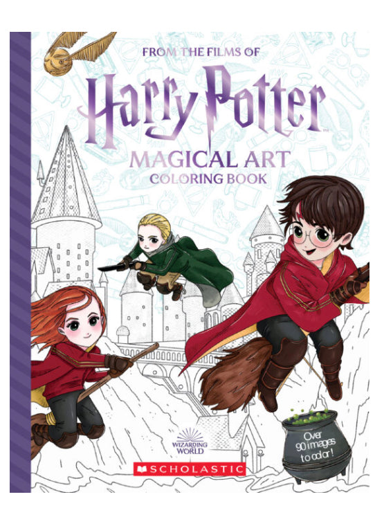 harry potter magical art coloring book